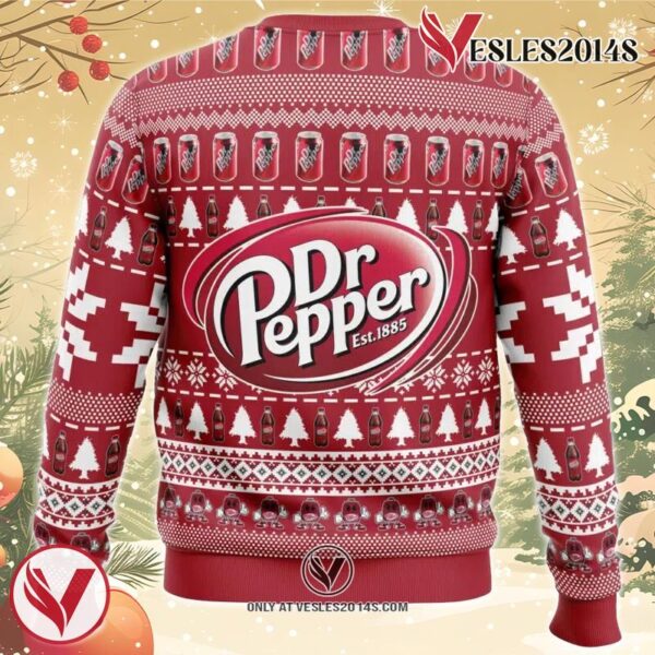 Dr. Pepper Ugly Christmas Sweater, Unique Christmas Gift For Fans - Vesles2014S 1