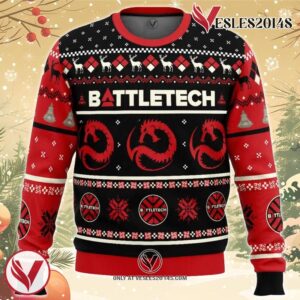Draconis Battletech Ugly Christmas Sweater, Unique Christmas Gift For Fans - Vesles2014S