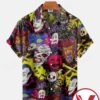 Dracula And Horror Friends Halloween Hawaiian Shirt, Unique Gifts For Friends - Vesles2014S 1