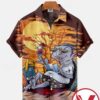 Dracula Halloween At The Beach Halloween Hawaiian Shirt, Unique Gifts For Friends - Vesles2014S 1