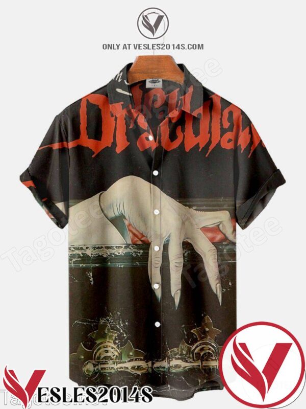 Dracula Hand Halloween Hawaiian Shirt, Unique Gifts For Friends - Vesles2014S 1