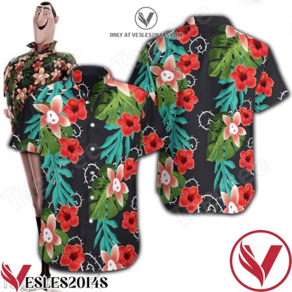 Dracula Hotel Transylvania 3 Hawaiian Shirt And Short, Unique Gifts For Friends - Vesles2014S 1