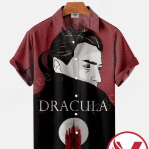 Dracula The Moon Halloween Hawaiian Shirt, Unique Gifts For Friends - Vesles2014S 1