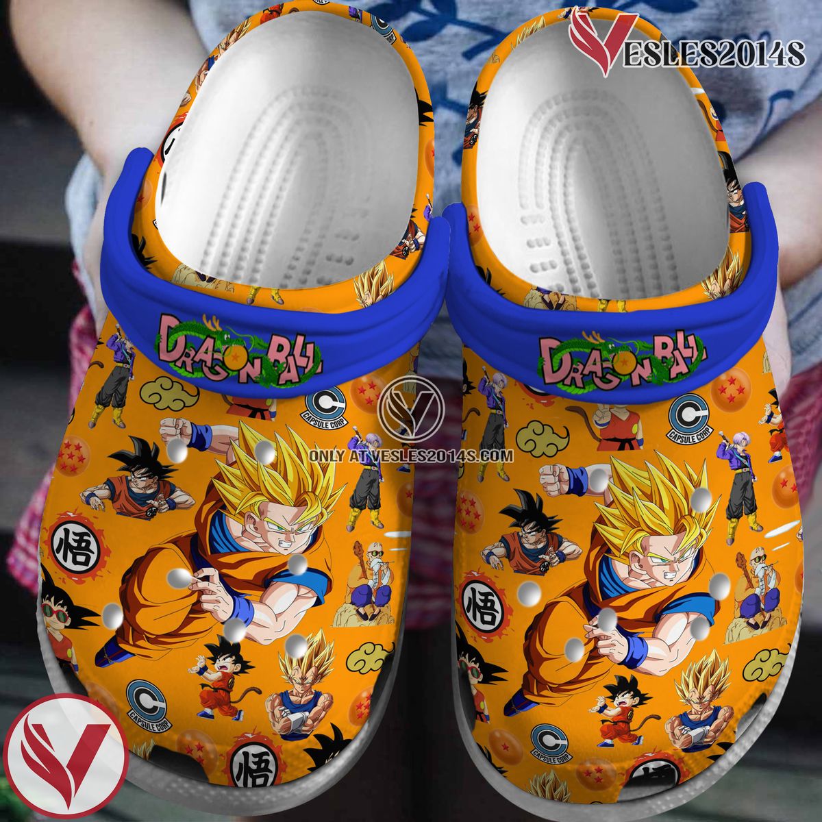 Dragon Ball Anime Crocs Crocband Clogs Shoes Comfortable For Men Women and Kids Style 3, Unique Gift From Vesles2014S