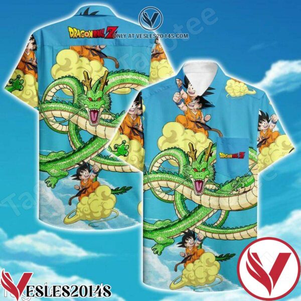 Dragon Ball Goku Blue Hawaiian Shirt, Unique Gifts For Friends - Vesles2014S 1