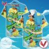 Dragon Ball Goku Hawaiian Graphic Print Short Sleeve Hawaiian Casual Shirt Vesles2014S