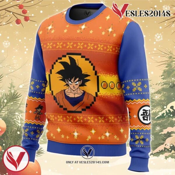 Dragon Ball Z Goku Christmas Ugly Christmas Sweater, Unique Christmas Gift For Fans - Vesles2014S 1