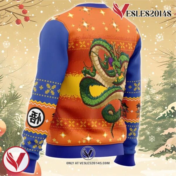 Dragon Ball Z Goku Christmas Ugly Christmas Sweater, Unique Christmas Gift For Fans - Vesles2014S 2
