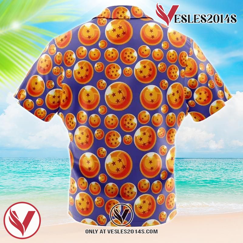 Dragon Balls Dragon Ball Z Hawaiian Button Up Shirt, Perfect Gifts For Anime Lovers - Vesles2014S 1