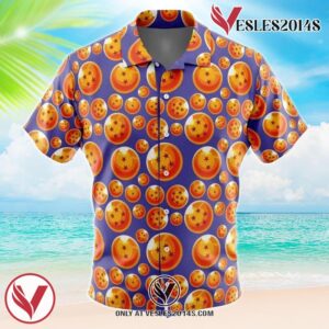 Dragon Balls Dragon Ball Z Hawaiian Button Up Shirt, Perfect Gifts For Anime Lovers - Vesles2014S