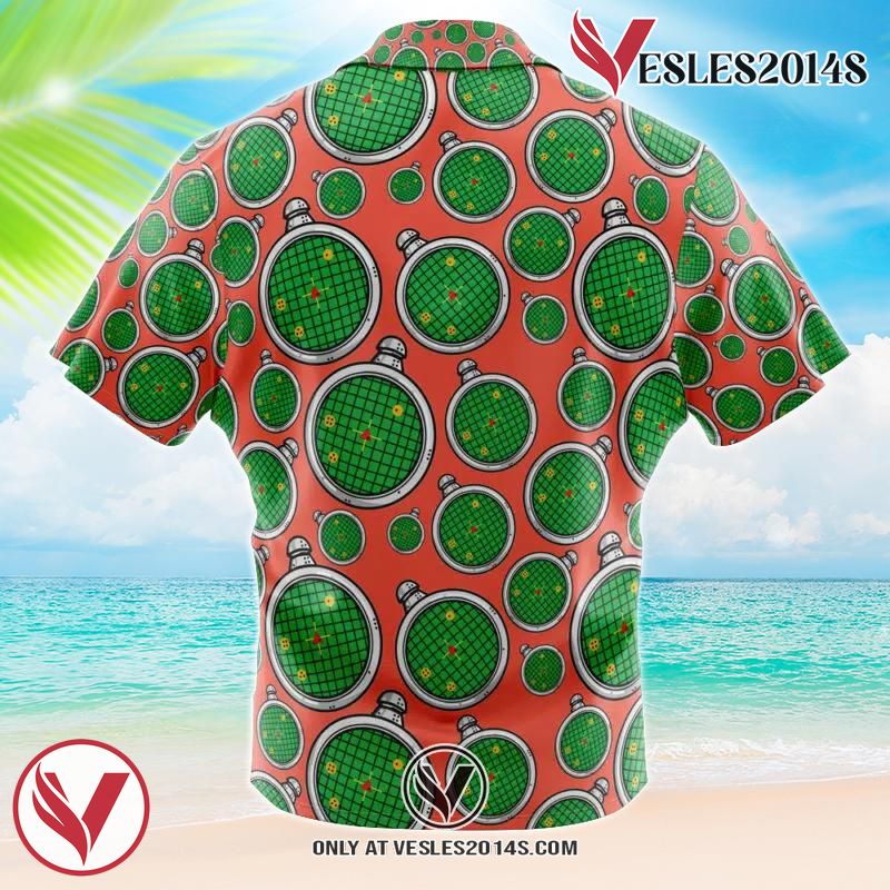 Dragon Radar Dragon Ball Z Hawaiian Button Up Shirt, Perfect Gifts For Anime Lovers - Vesles2014S 2