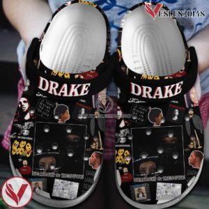 Drake Rapper Music Crocs Crocband Clogs Shoes, Unique Gifts For Fans Style 1 - Vesles2014S