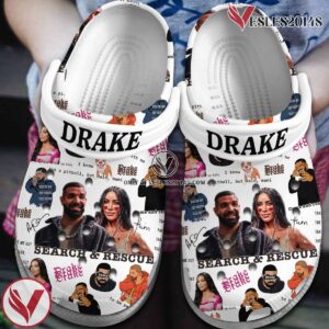 Drake Rapper Music Crocs Crocband Clogs Shoes, Unique Gifts For Fans Style 2 - Vesles2014S