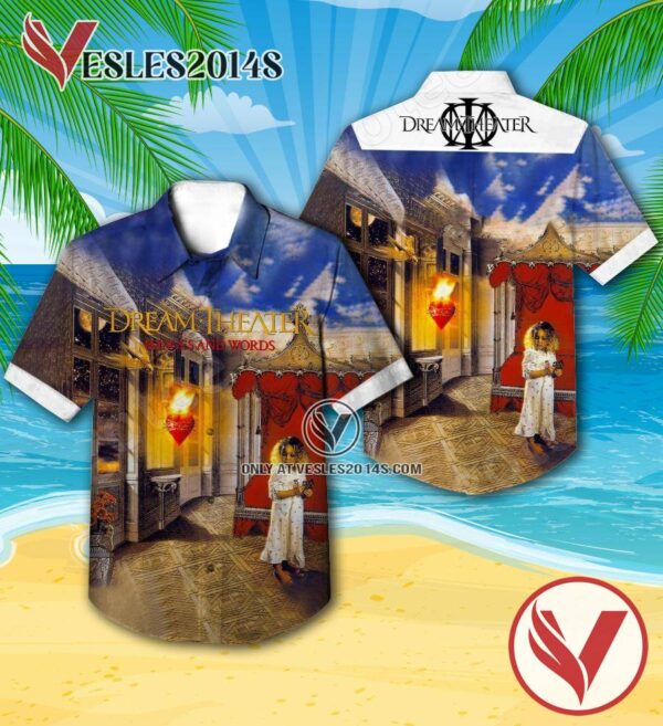 Dream Theater Images And Words Album Cover Style 2 Hawaiian Shirt, Unique Gifts For Music Lovers - Vesles2014S