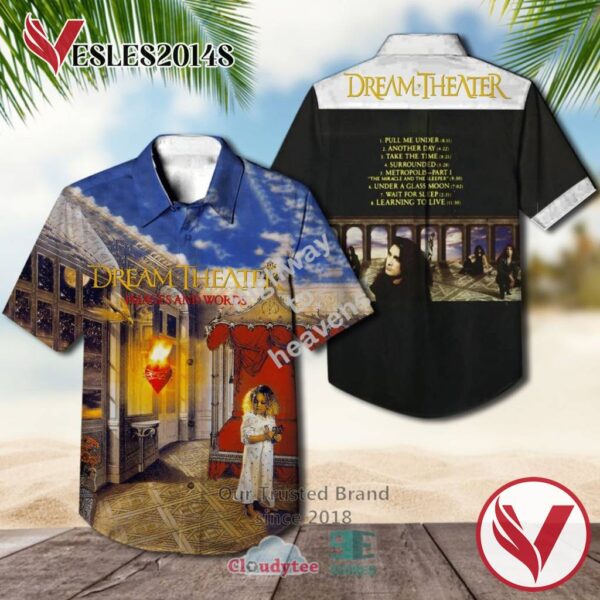 Dream Theater Images and Words Casual Hawaiian Shirt, Best Gifts For Summer Vesles2014S 1