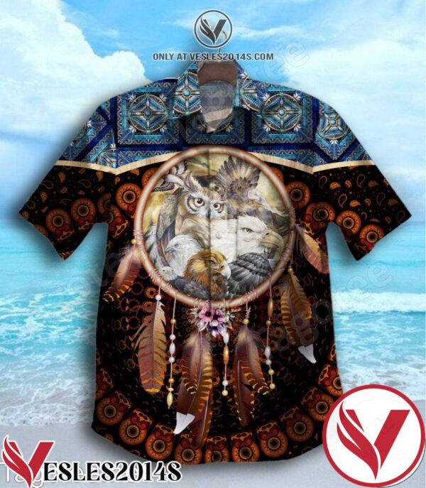 Dreamcatcher Bohemian Style Hawaiian Shirt, Unique Gifts For Friends - Vesles2014S 1