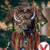 Dreamcatcher Cow Skull Hawaiian Shirt, Unique Gifts For Friends - Vesles2014S 1