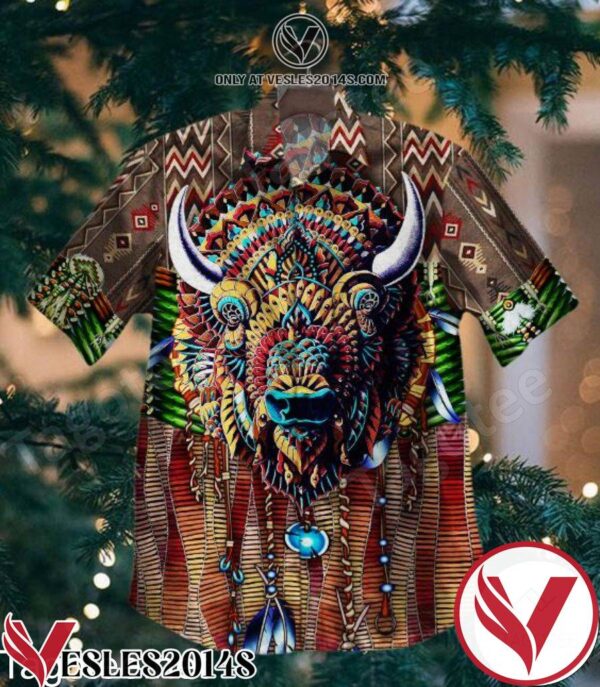 Dreamcatcher Cow Skull Hawaiian Shirt, Unique Gifts For Friends - Vesles2014S 1