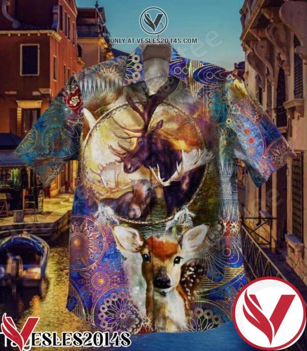 Dreamcatcher Deer Hunting Hawaiian Shirt, Unique Gifts For Friends - Vesles2014S 1