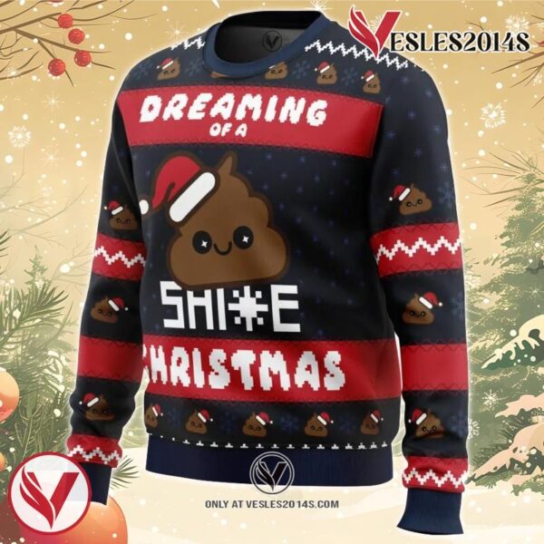 Dreaming Christmas Shite Christmas Ugly Christmas Sweater, Unique Christmas Gift For Fans - Vesles2014S 1