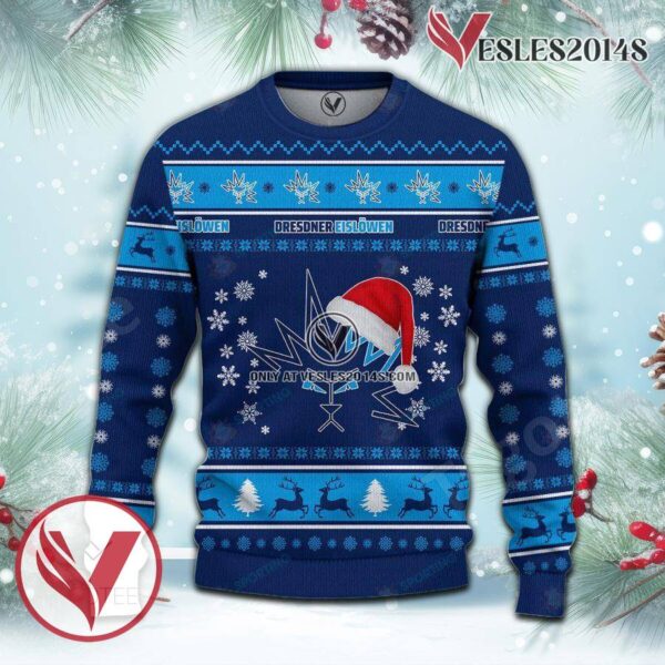 Dresdner Eislöwen Sport Ugly Christmas Sweater, Unique Gifts For Fans - Vesles2014aS 2