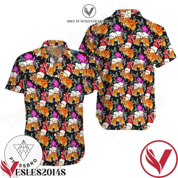 Drinking Beer Hawaiian Shirt, Unique Gifts For Friends - Vesles2014S 1