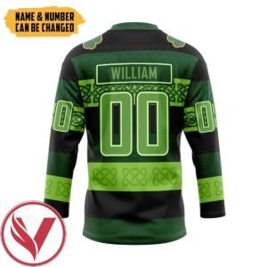 Drinking Team St Patrick's Day Custom Name Custom Number Hockey Jersey, Trending Gifts For Fans - Vesles2014s 1