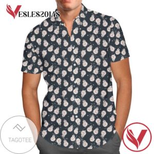 Droid In Space Star Wars For men And Women Graphic Print Short Sleeve Hawaiian Casual Shirt Vesles2014S 1