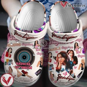 Dua Lipa Music Crocs Crocband Clogs Shoes, Unique Gifts For Fans Style 3 - Vesles2014S