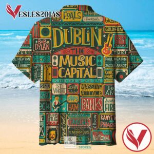 Dublin The Music Capital Casual Hawaiian Shirt, Best Gifts For Summer Vesles2014S 2