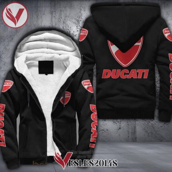 Ducati Car Fleece Hoodie, Unique Gifts For Car Lovers - Vesles2014S 1