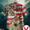 Duck Hunting American Flag Hawaiian Shirt, Unique Gifts For Friends - Vesles2014S 1