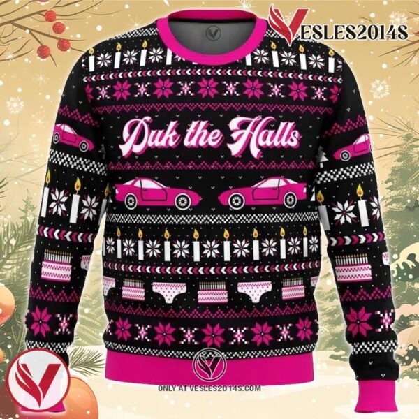 Duk the Halls  Sixteen Candles Ugly Christmas Sweater, Unique Christmas Gift For Fans - Vesles2014S