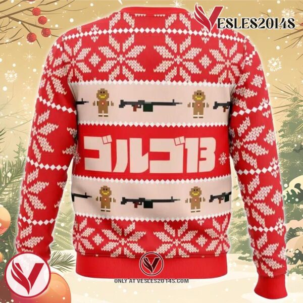 Duke Togo Golgo 13 Ugly Christmas Sweater, Unique Christmas Gift For Fans - Vesles2014S 1
