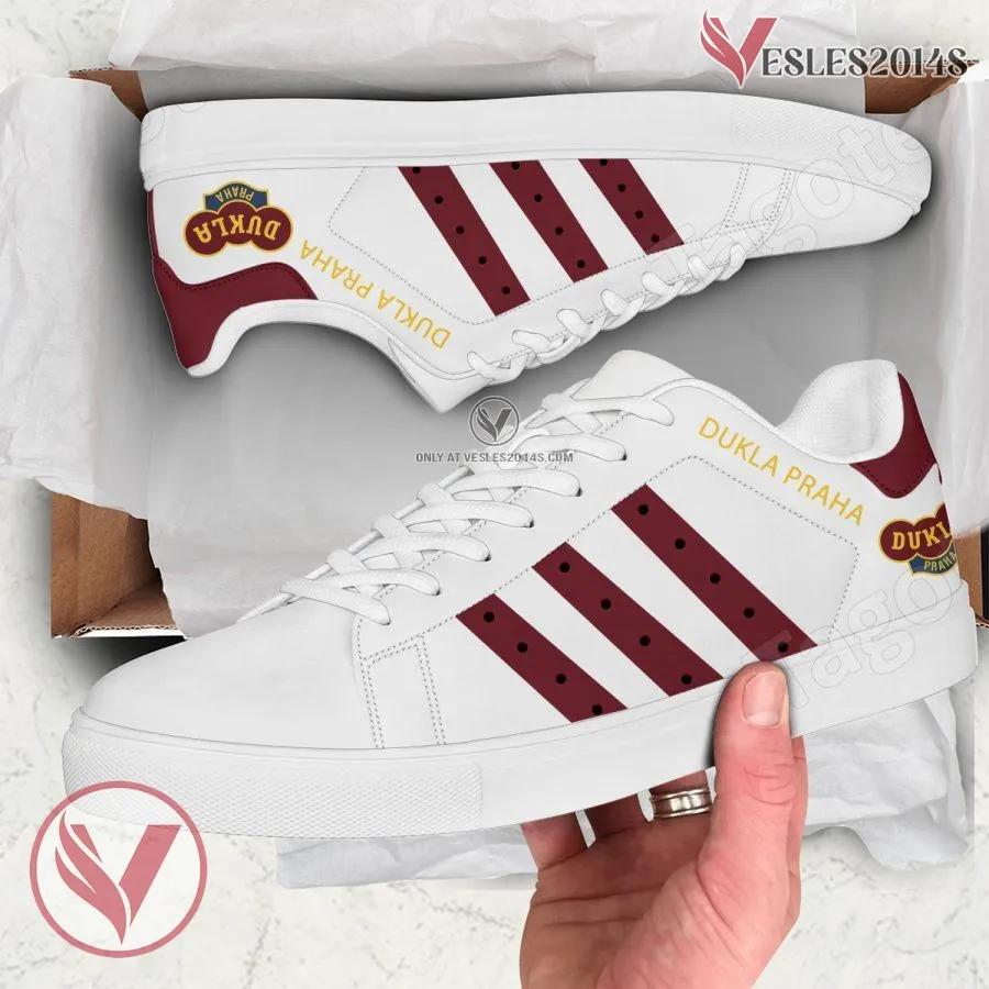 Dukla Praha Sport Stan Smith Shoes, Unique Sneaker For Fans - Vesles2014s