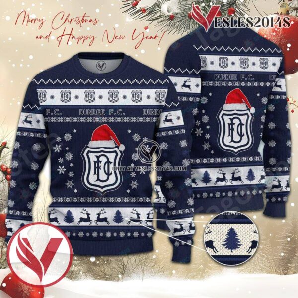 Dundee F.C Sport Ugly Christmas Sweater, Unique Gifts For Fans - Vesles2014aS 1