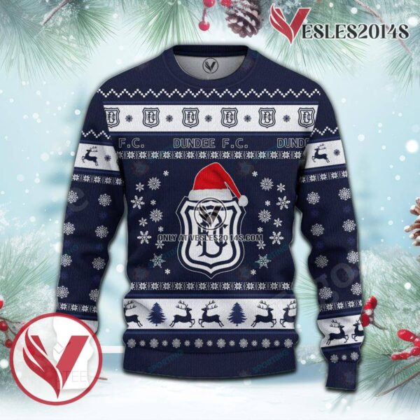 Dundee F.C Sport Ugly Christmas Sweater, Unique Gifts For Fans - Vesles2014aS 2