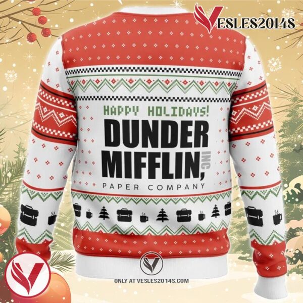 Dunder Mifflin The Office Ugly Christmas Sweater, Unique Christmas Gift For Fans - Vesles2014S 1