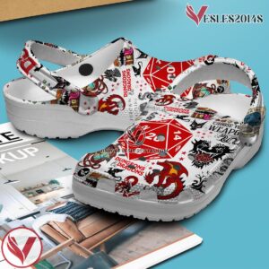 Dungeons And Dragons Game Crocs Crocband Clogs Shoes Comfortable For Men Women and Kids Style 14, Unique Gift From  Vesles2014S 2
