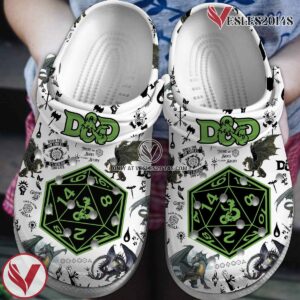 Dungeons And Dragons Game Crocs Crocband Clogs Shoes Comfortable For Men Women and Kids Style 15, Unique Gift From  Vesles2014S