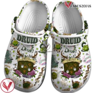 Dungeons And Dragons Game Crocs Crocband Clogs Shoes Comfortable For Men Women and Kids Style 16, Unique Gift From Vesles2014S 2