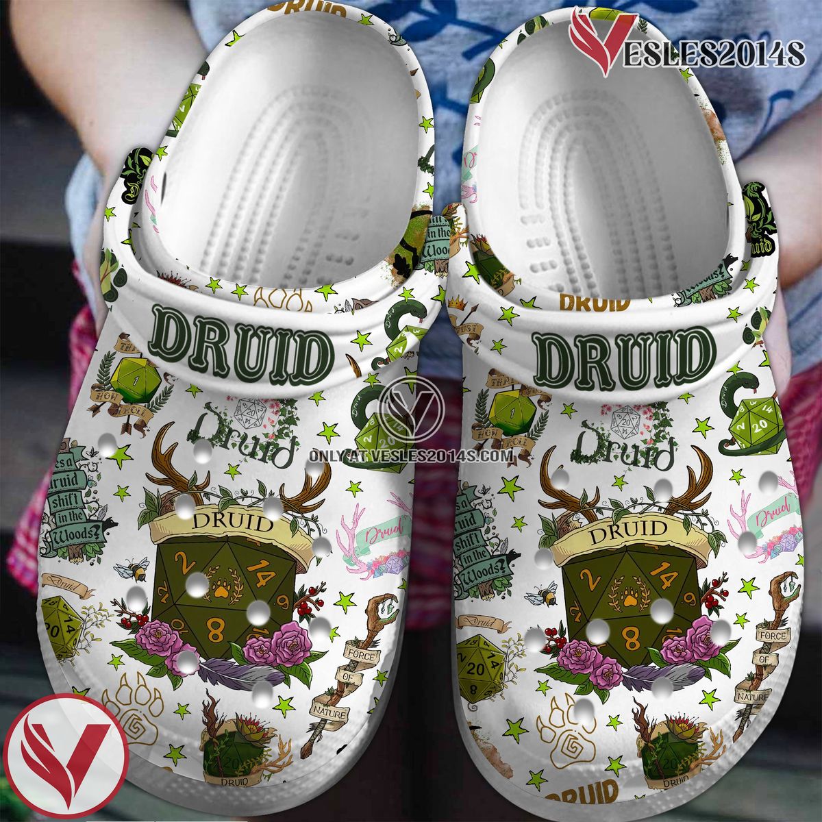 Dungeons And Dragons Game Crocs Crocband Clogs Shoes Comfortable For Men Women and Kids Style 16, Unique Gift From Vesles2014S