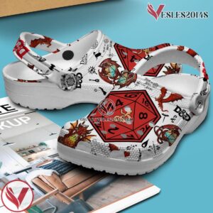 Dungeons And Dragons Game Crocs Crocband Clogs Shoes Comfortable For Men Women and Kids Style 19, Unique Gift From  Vesles2014S 2