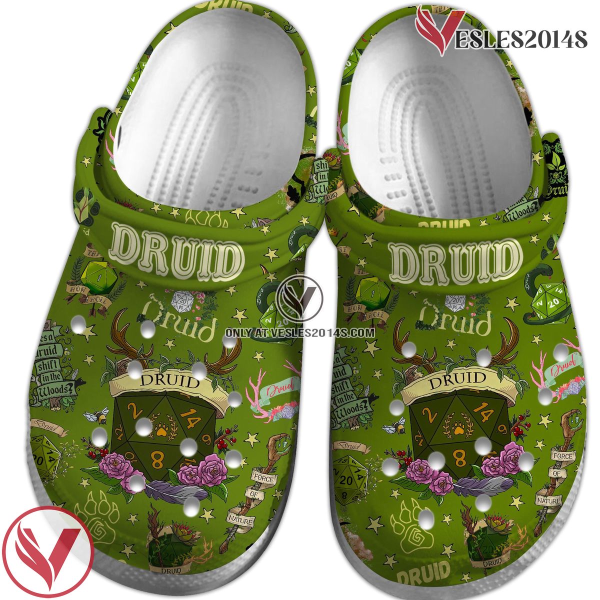 Dungeons And Dragons Game Crocs Crocband Clogs Shoes Comfortable For Men Women and Kids Style 20, Unique Gift From Vesles2014S 2