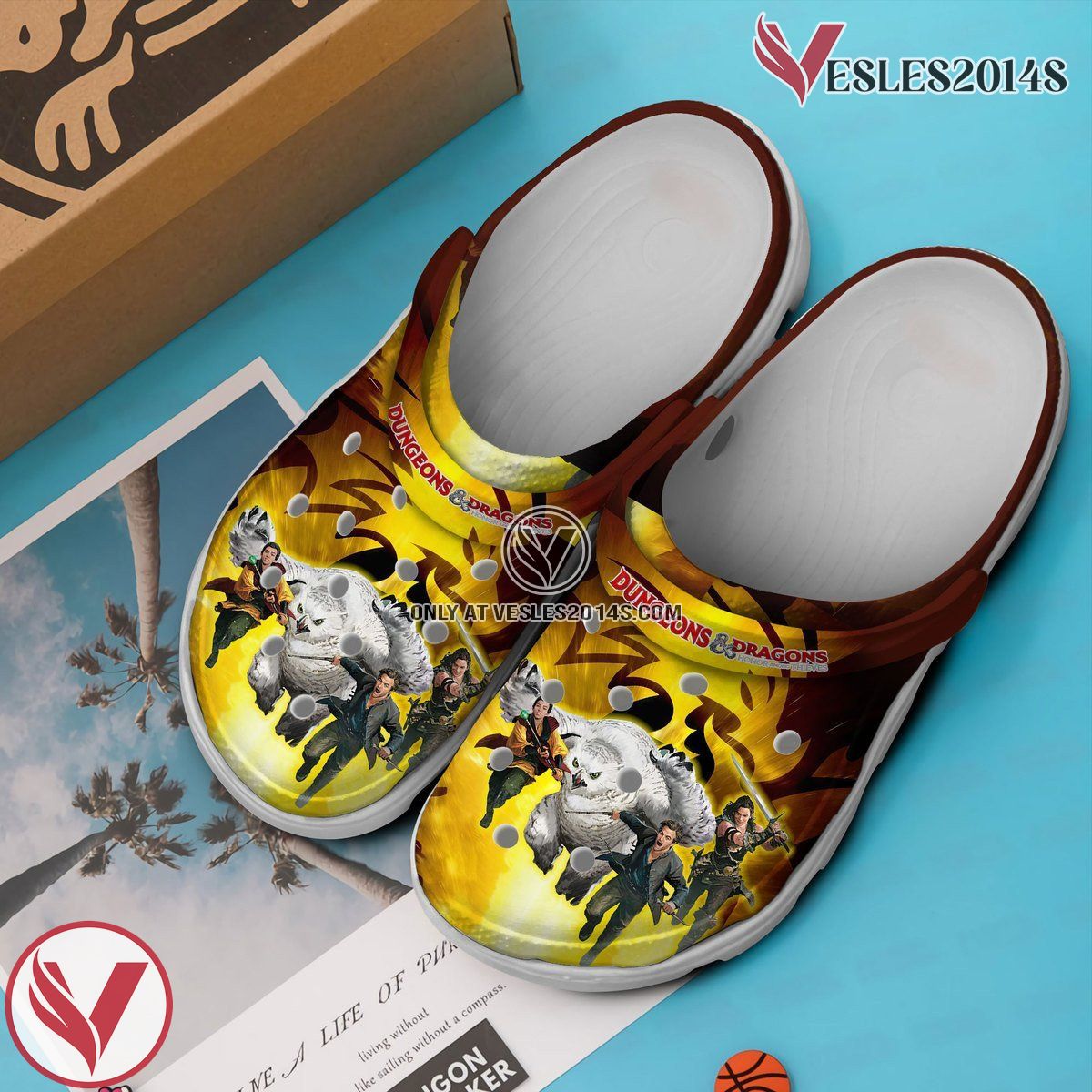 Dungeons And Dragons Game Crocs Crocband Clogs Shoes Comfortable For Men Women and Kids Style 25, Unique Gift From Vesles2014S 3