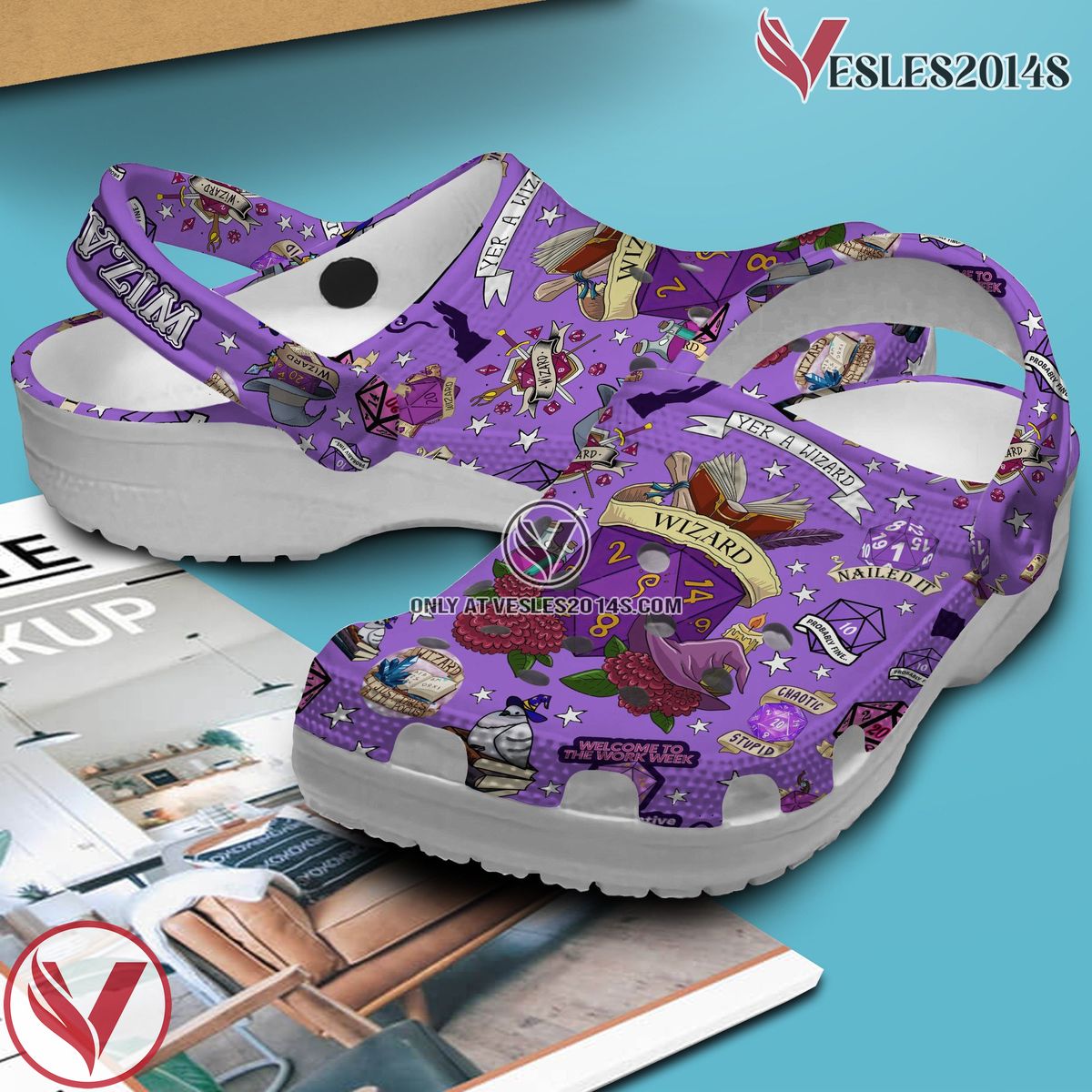 Dungeons And Dragons Game Crocs Crocband Clogs Shoes Comfortable For Men Women and Kids Style 7, Unique Gift From Vesles2014S 2