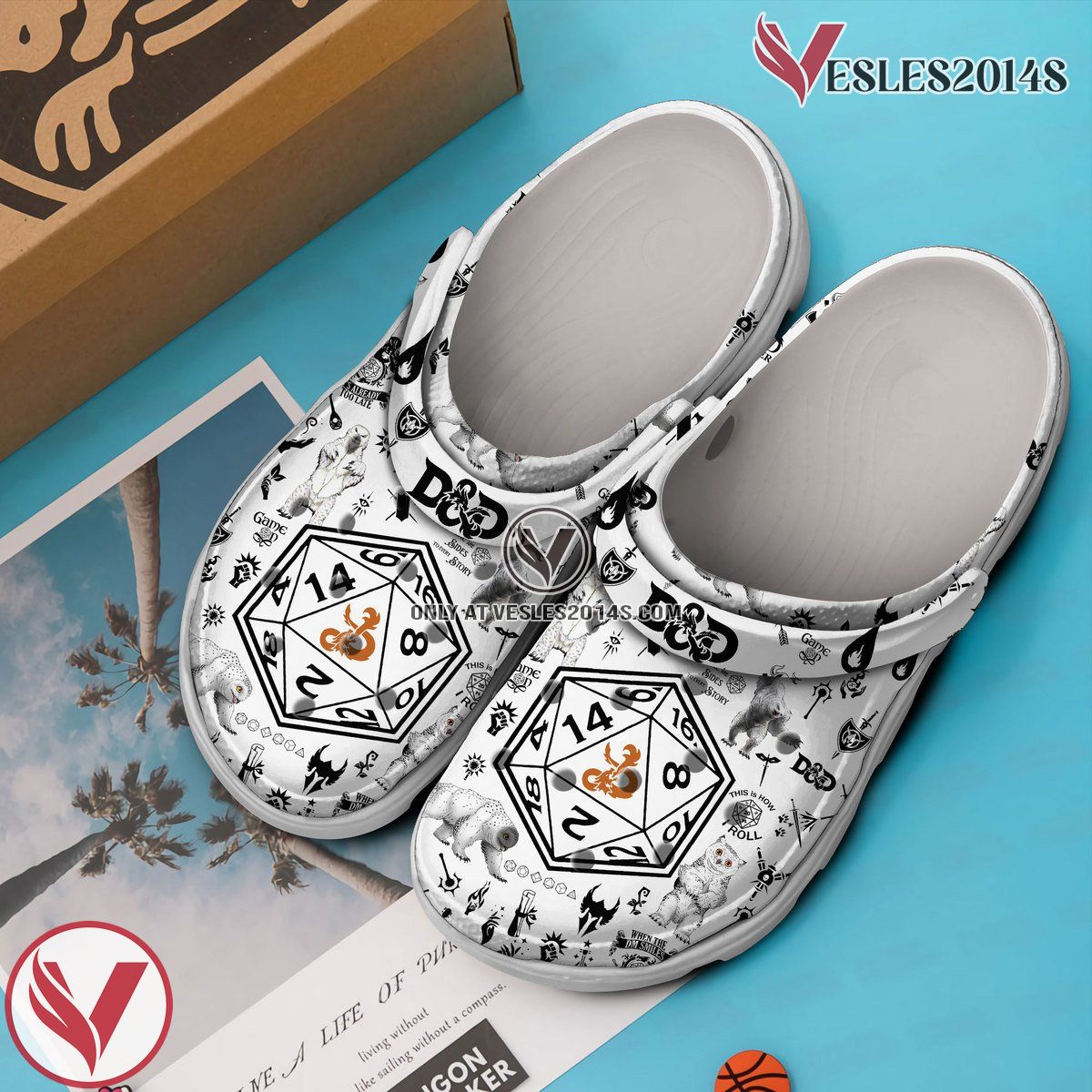Dungeons And Dragons Game Crocs Crocband Clogs Shoes Comfortable For Men Women and Kids Style 9, Unique Gift From Vesles2014S 3