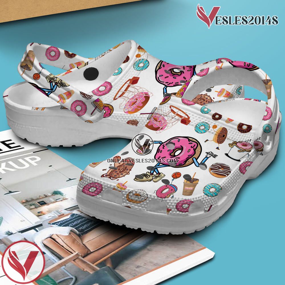 Dunkin Donuts Crocs Crocband Clogs Shoes Comfortable For Men Women and Kids, Unique Gift From Vesles2014S 2