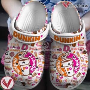 Dunkin Donuts Drink Crocs Crocband Clogs Shoes Comfortable For Men Women and Kids Style 4, Unique Gift From  Vesles2014S