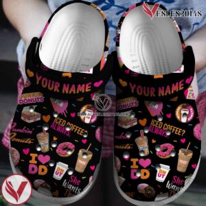 Dunkin Donuts Drink Crocs Crocband Clogs Shoes Comfortable For Men Women and Kids Style 7, Unique Gift From  Vesles2014S
